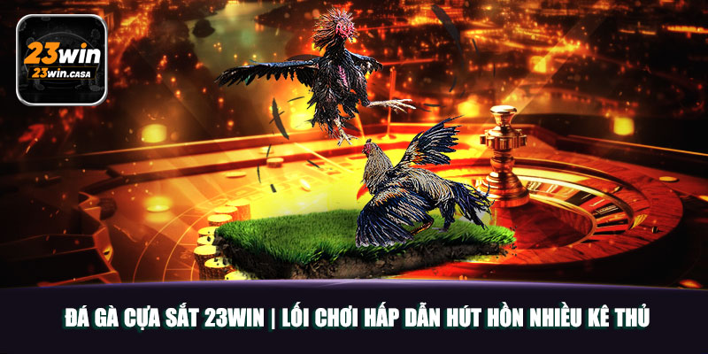 Đá Gà Cựa Sắt 23win | Lối Chơi Hấp Dẫn Hút Hồn Nhiều Kê Thủ