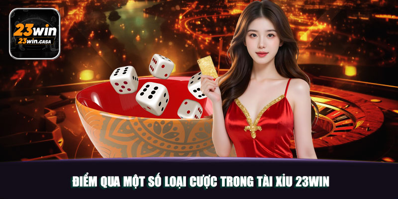 Điểm qua một số loại cược trong tài xỉu 23win
