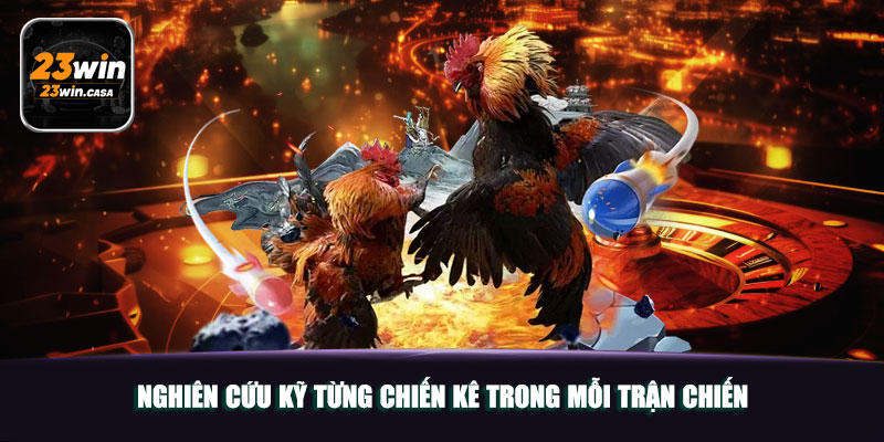 Nghiên cứu kỹ từng chiến kê trong mỗi trận chiến 
